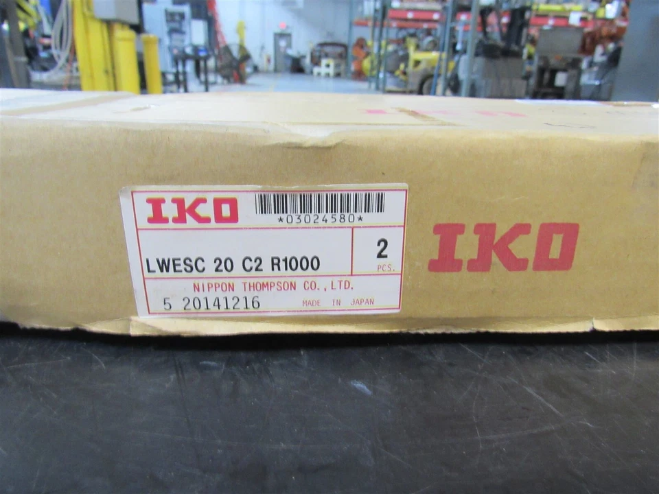 IKO LINEAR GUIDE BLOCKS/RAIL LWESC20C2R1000 - Image 2 of 3