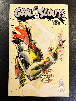 Grrl Scouts Stone Ghost 4 VARIANT Jim Mahfood  2022 V 1 Aliens UFO SPACE