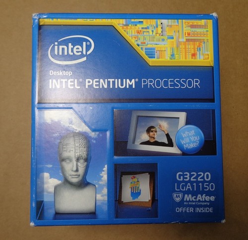 New Intel Pentium Dual-Core Processor G3220 3.0 GHz LGA 1150 BX80646G3220 NIB