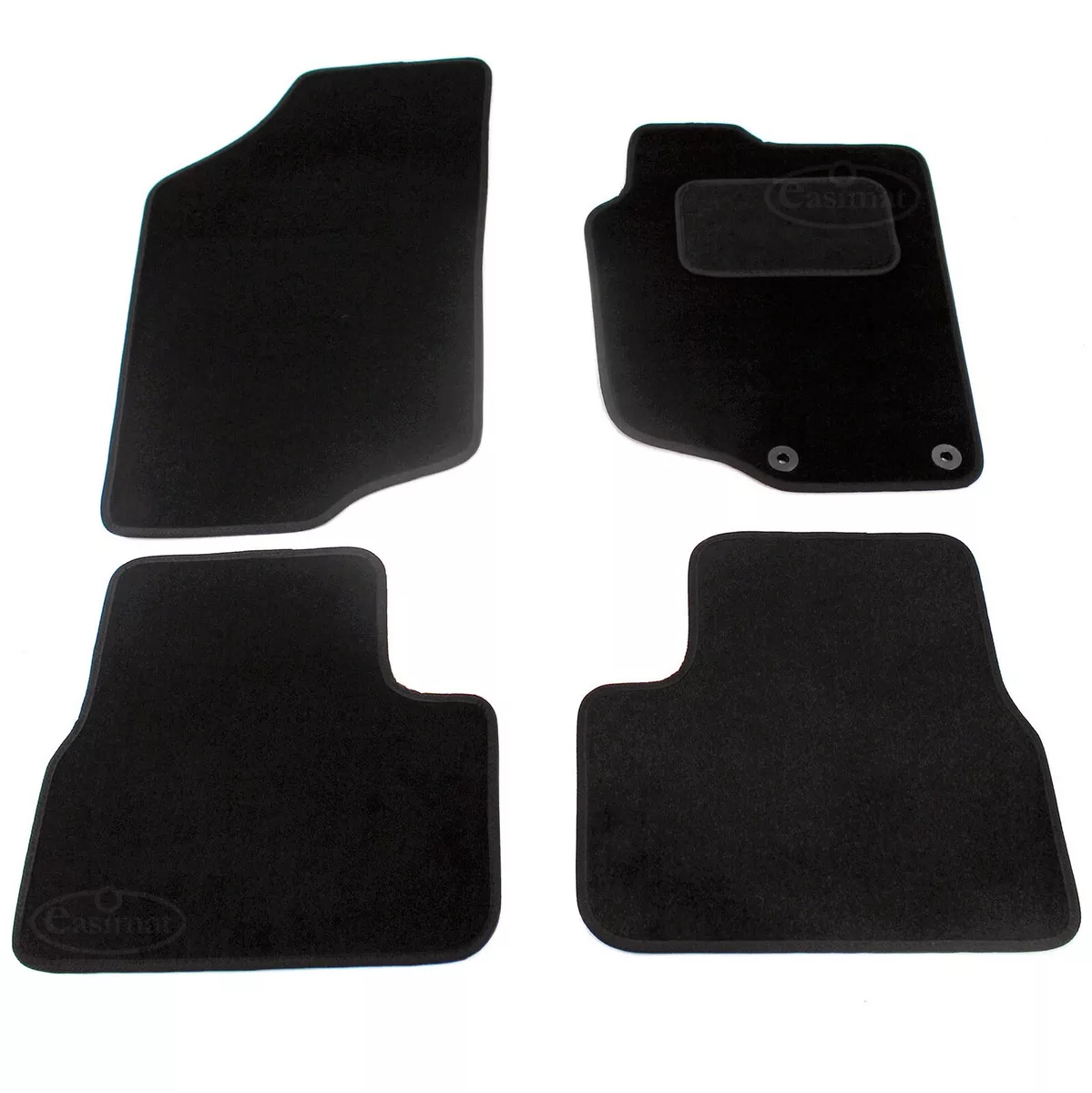 Fits Peugeot 207 2006 2014 Tailored Carpet Car Mats Black 4pcs