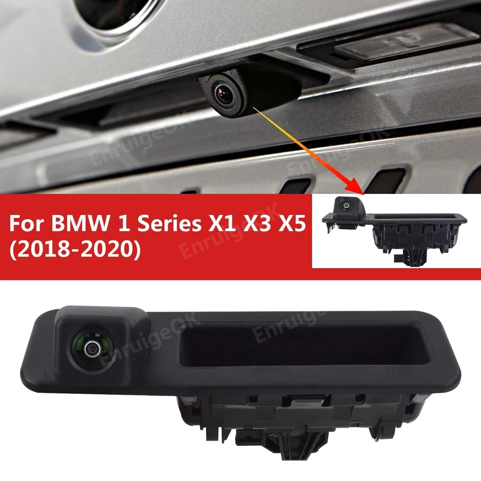 Car Trunk Handle Backup Camera for BMW 1 Series X1 X3 X5 2018-2020 + 7'' Monitor - Image 3 of 4