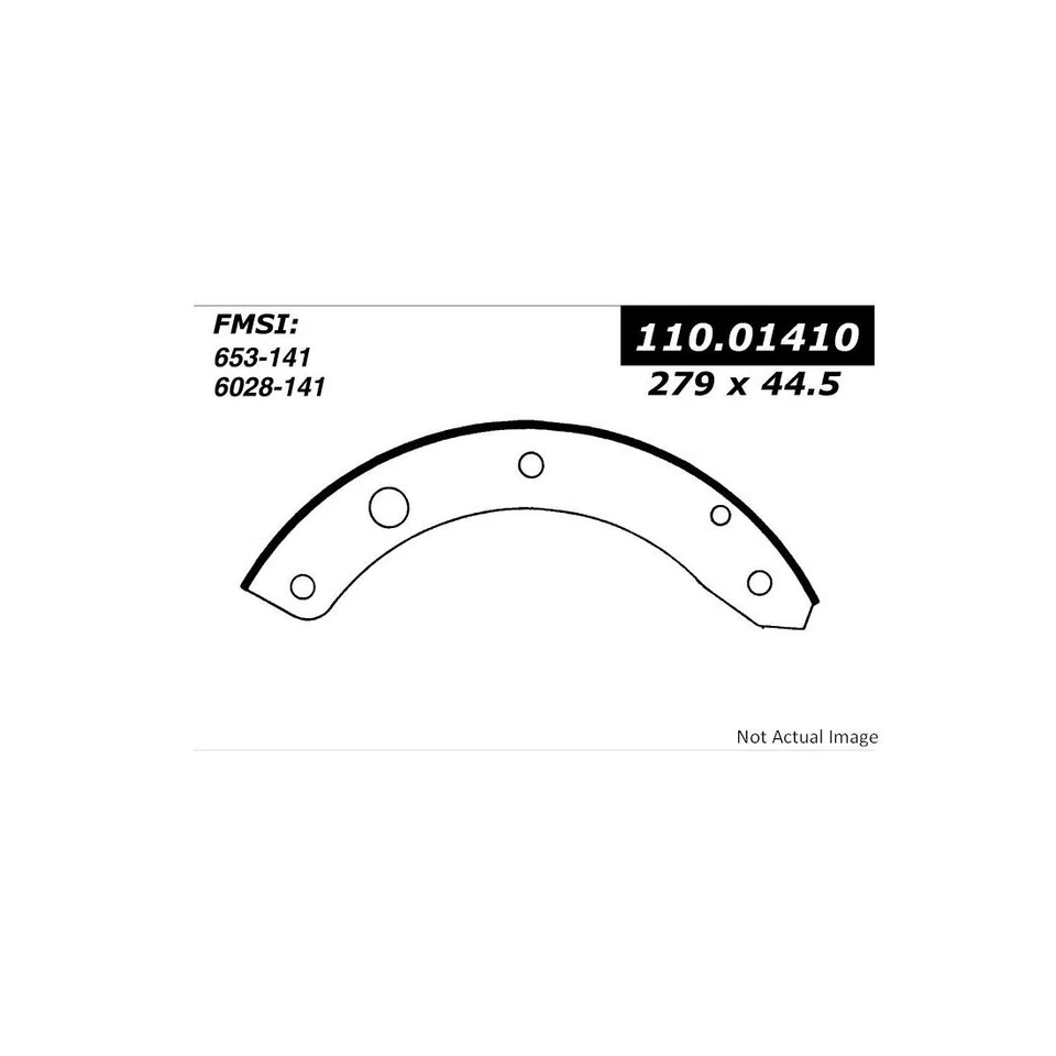 Zapata de freno de tambor trasero Centric Parts para Chevrolet AK 1941-1941 Foto 3 de 3