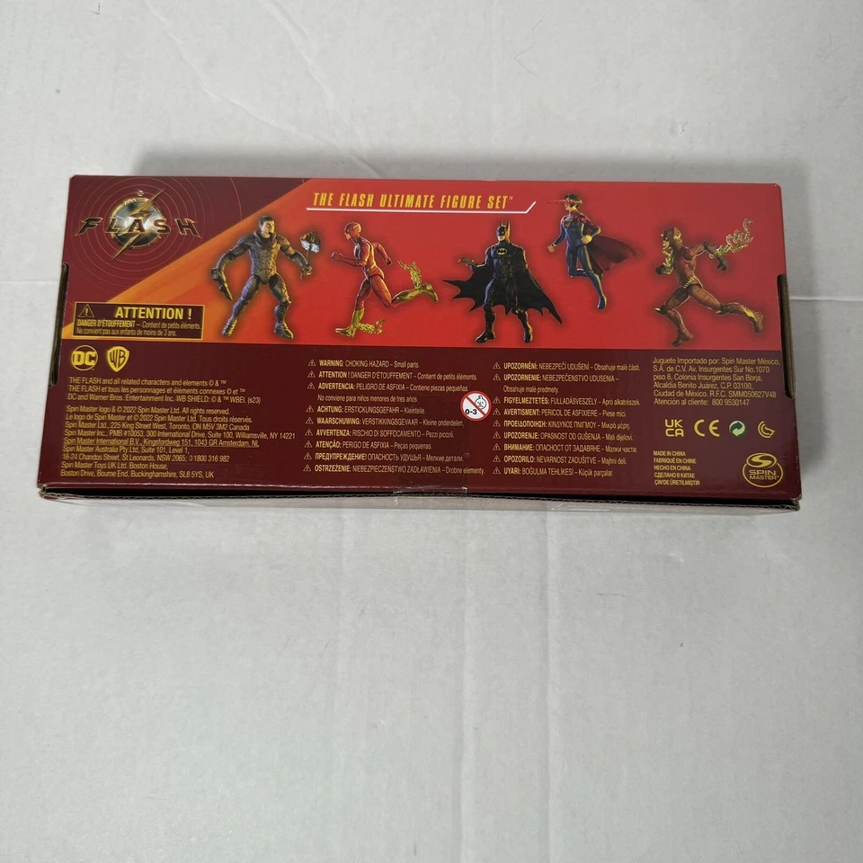 Juego de 5 figuras de acción de primera edición de DC Comics The Flash Ultimate NUEVO Foto 3 de 4