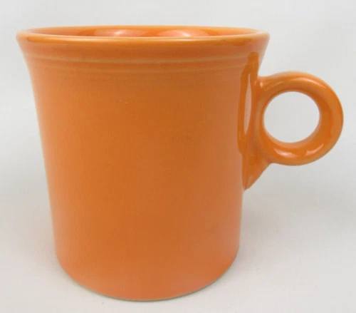 FIESTA Orange Ring Handle Tom & Jerry Coffee Mug Fiesta NEW