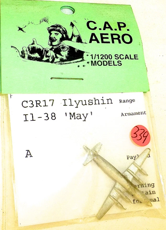 1 Flugzeug C3R17 Ilyushin Il-38 May CAP Aero für Schiffsmodell 1:1200 SHP339 å