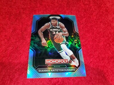 2023 PRIZM MONOPOLY #PS3 GIANNIS ANTETOKOUNMPO LIGHT BLUE 059/199