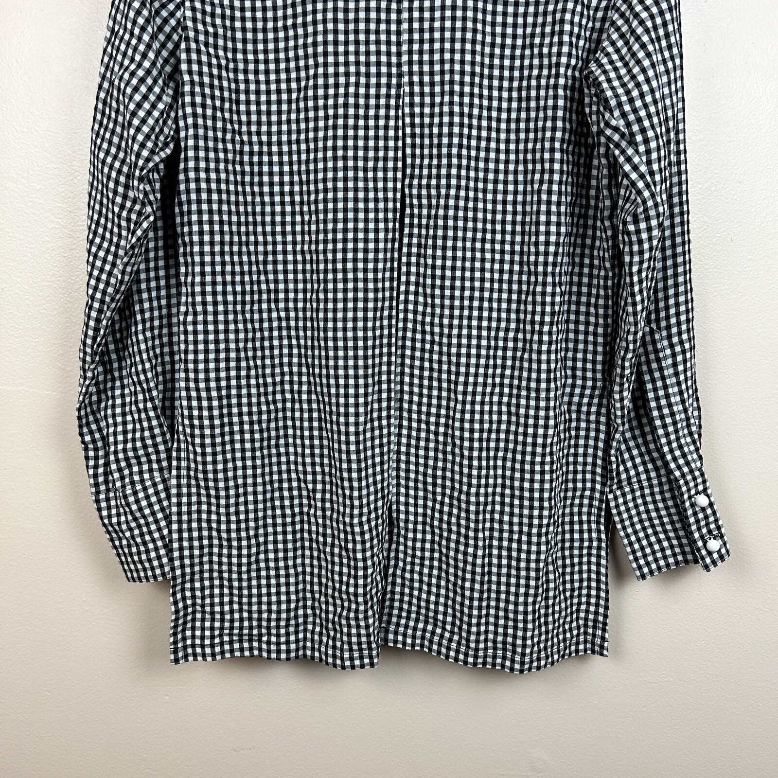Solid & Striped Women's Gingham Button Down Shirt… - image 11