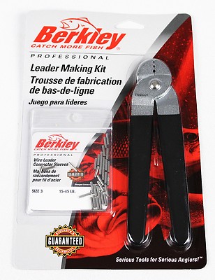 Berkley Fishing Gear Leader Making Kit 1318290 Quetschhülsenzange Crimps