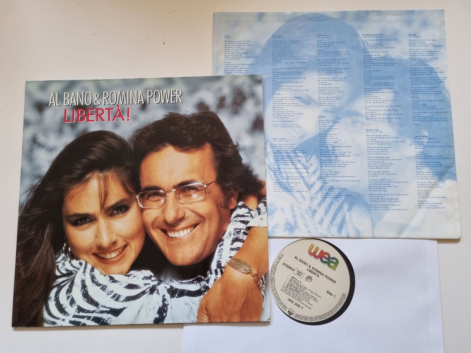Al Bano & Romina Power - Libertà! Vinyl LP Germany