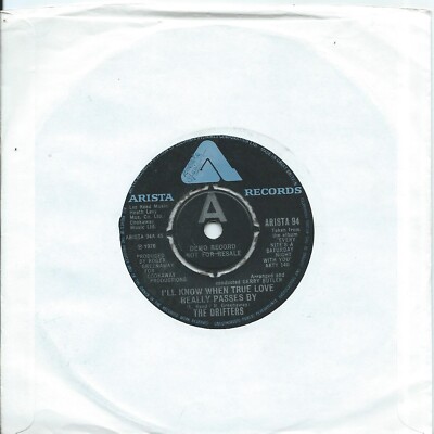 Drifters:I'll know when true love really passes by/A good song never dies:DJ