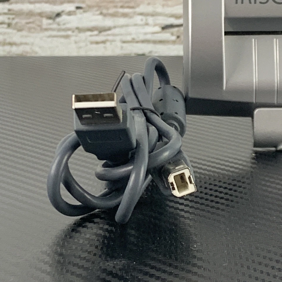 IRISCard HCRSPIBCR301GR Business Card Scanner Reader w/ USB Cable - Image 2 of 4