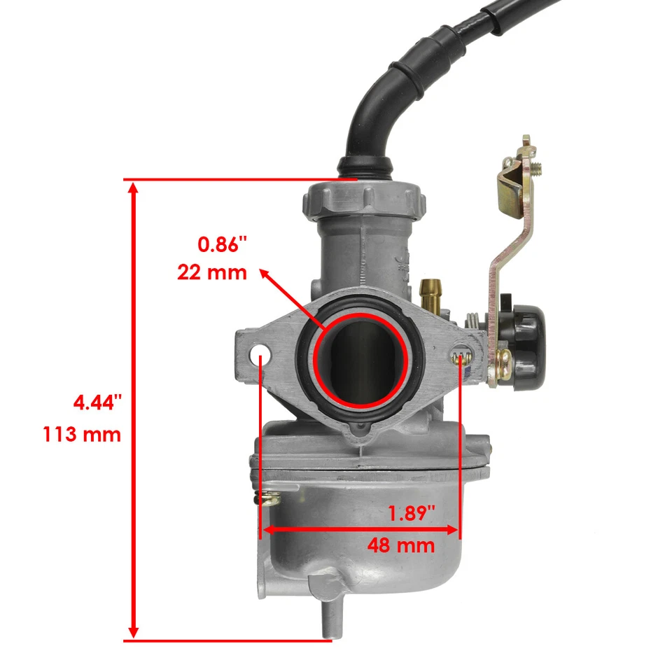 Carburador Carburador para Honda TRX125 TRX 125 Fourtrax 125 2X4 1987-1988  Foto 2 de 4