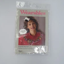 Wearables to Cross Stitch Counted Kit 60324 Christmas Tree Lights Cottagecore