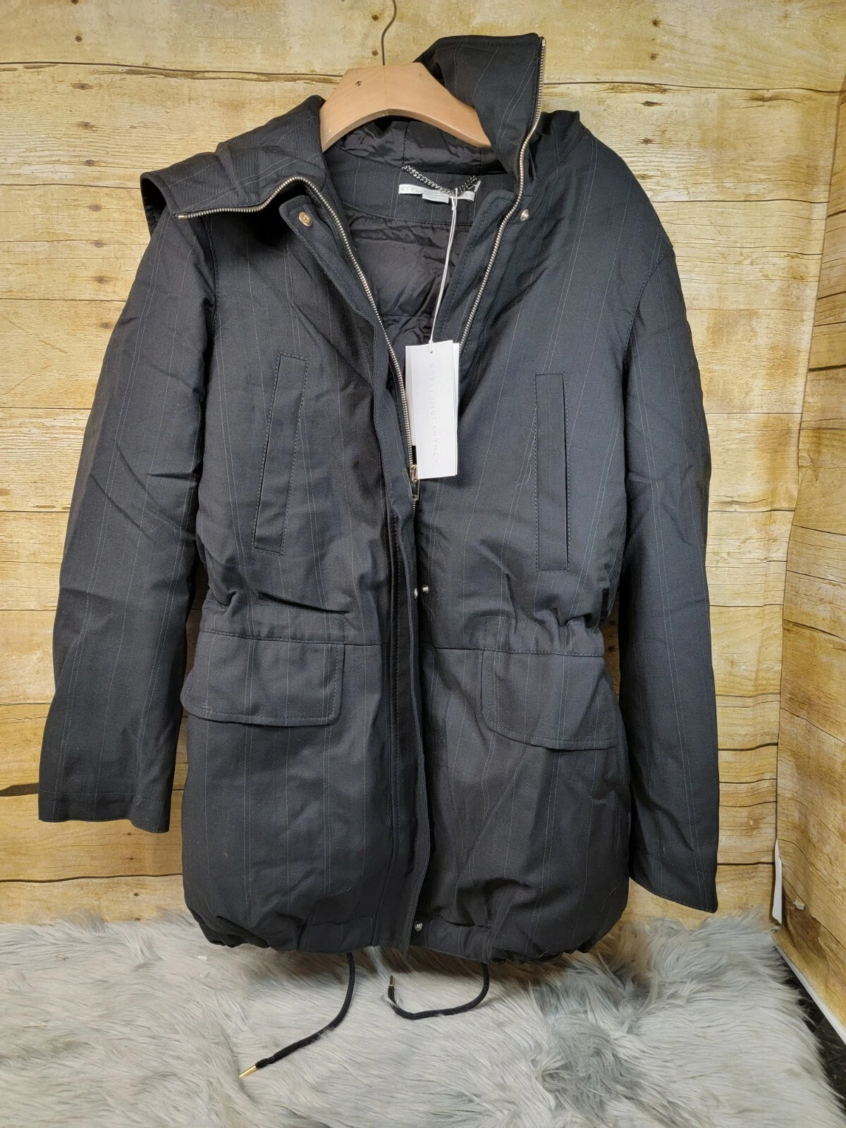 Stella McCartney — New Womens Stella McCartney Jacket Puffer Zip Winter Jacket Sz 34 $499 Italy  #C