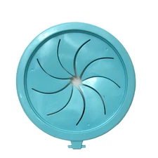 Lee Fisher Sports EZ Access Bucket Trash Lid Blue