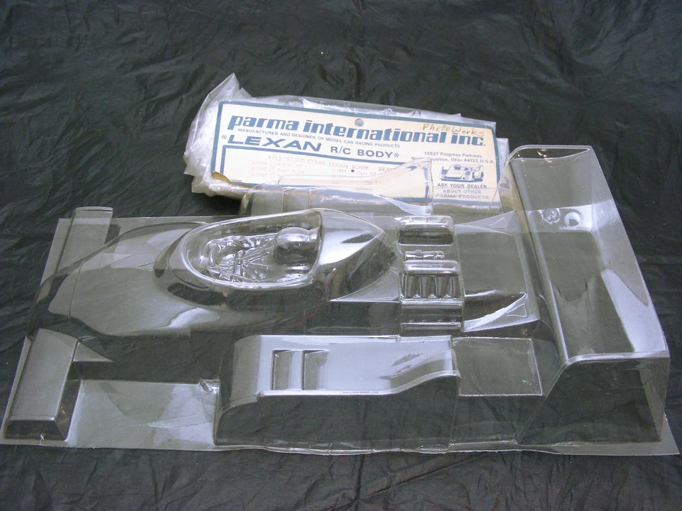 Vintage 1979 PARMA Team Associated RC12E RC12I RC12L 1/12 LIGER LIGIER F1 Body ! - Image 3 of 4