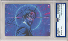 SIGNED Keanu Reeves JOHN WICK Cut Signature Picture PSA DNA COA Autographed