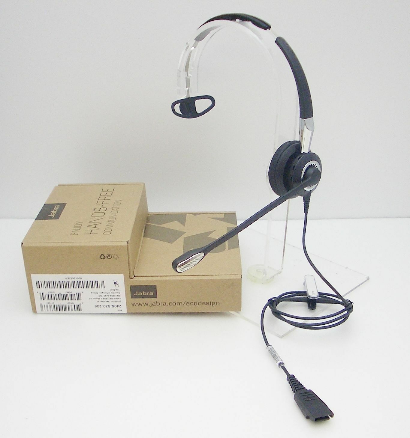 Jabra BiZ 2400 II Mono 3-in-1 Noise Canceling Telephone QD Headset 2406-820-205