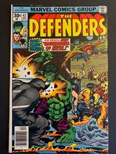 Defenders 42 VG-FN -- Rhino, Solarr, Cobalt Man Apps. O.J. Simpson Shoe Ad 1976
