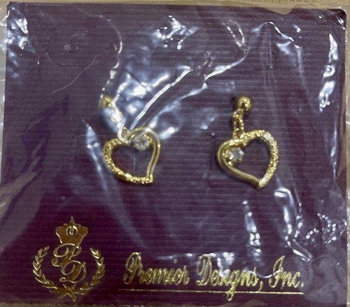 Premier Design Inc. 15th Anniversary Heart Earrings - Picture 3 of 5