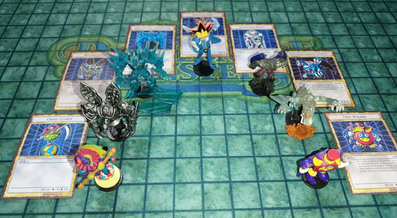 Yugioh Dungeon Dice Monsters Custom Figure Card Lot Monster Lord DDM  