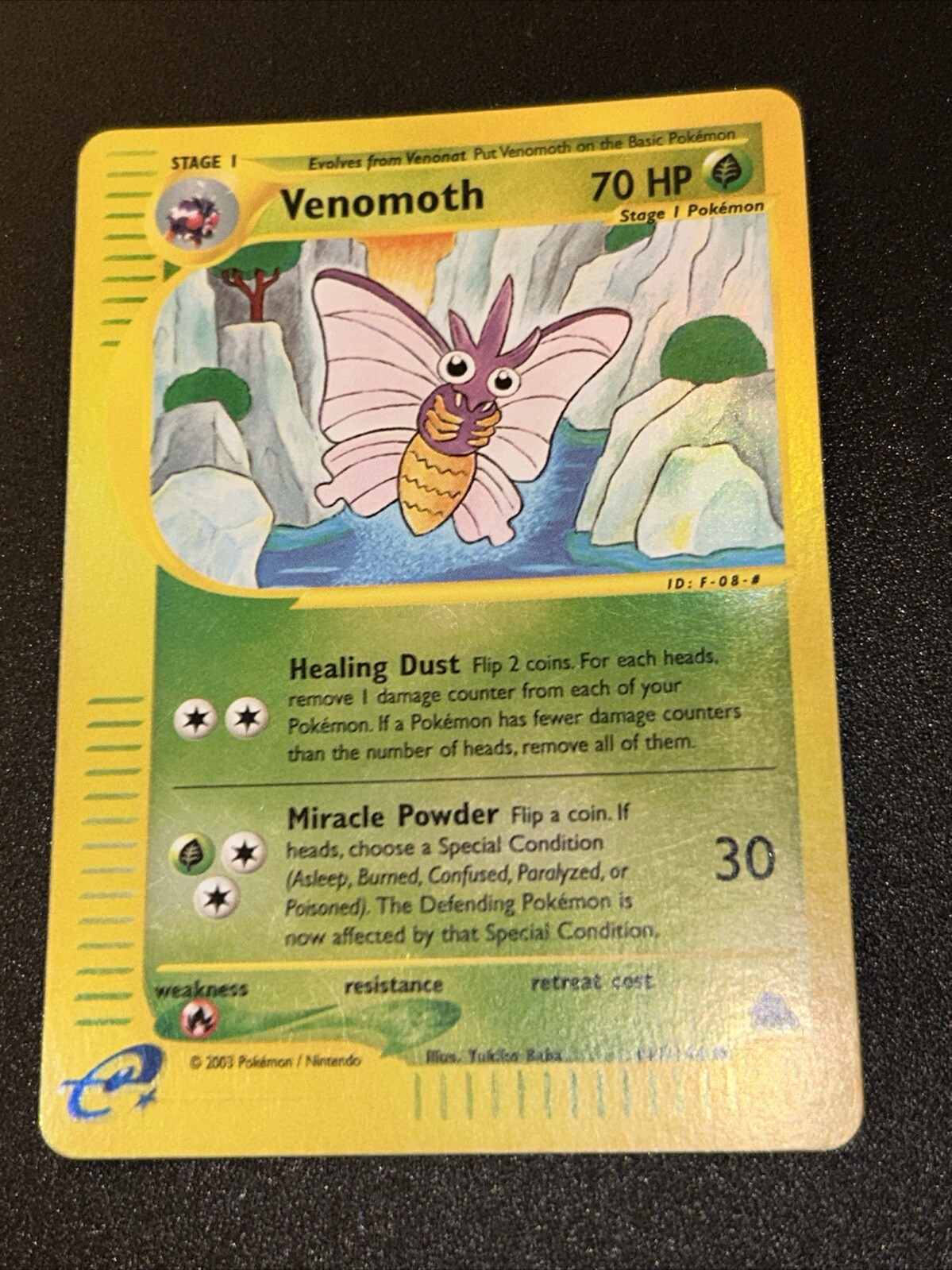 Venomoth 111/144 Skyridge Reverse Holo Excellent !