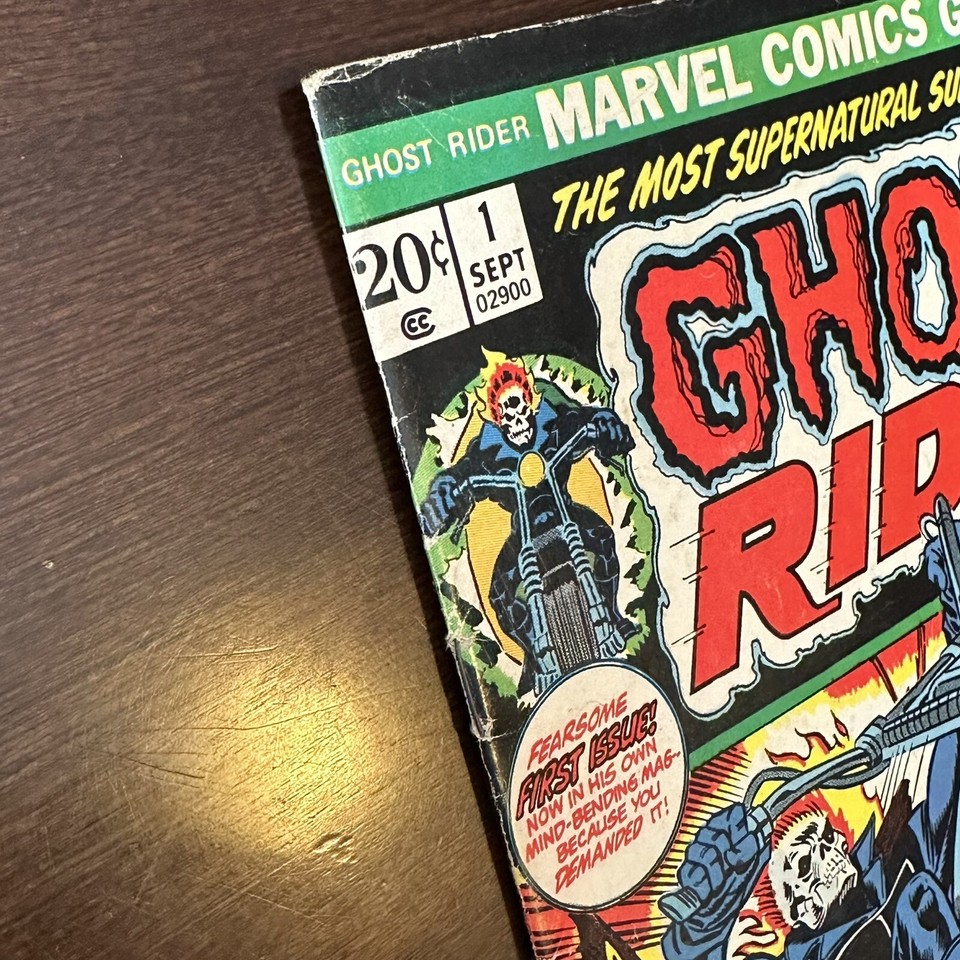 Ghost Rider 1 1973 1st Cameo of Daimon Hellstrom eBay