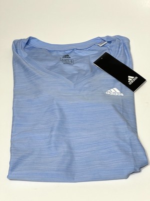 Adidas Womens T-Shirt Blue Clima Lite 