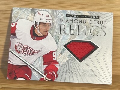 Marco Kasper 2023-24 UD Black Diamond Diamond Debut Relics Jersey
