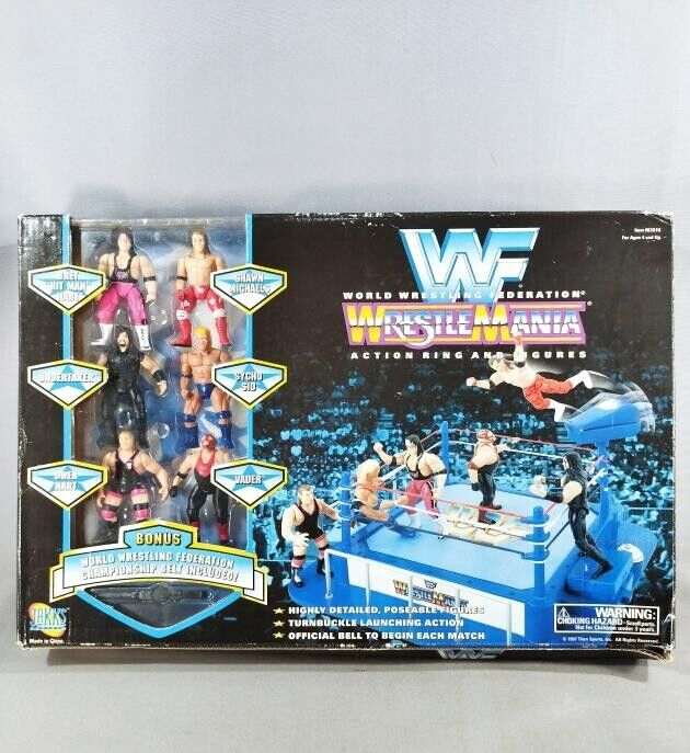 WWF WrestleMania Action Ring and Figures 1997 Jakks Pacific | eBay