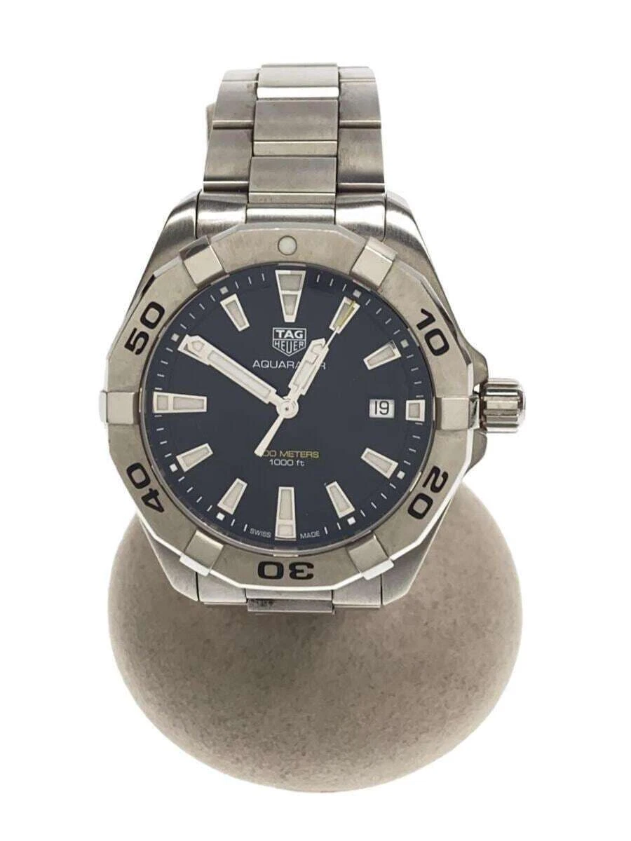 TAG Heuer Aquaracer WBD1110 Date St.Steel Black Slv 300M Quartz