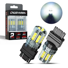 2x White 6000K LED Backup Reverse Light Bulbs For GMC Sierra 1500 2500 3500 HD