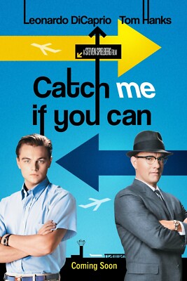 Catch Me if You Can Movie Poster | 2002 | 11x17 | NEW | USA | eBay