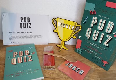 The Games Club The Ultimate Pub Quiz Host Your Own Boxed Gift Contents Sealed 