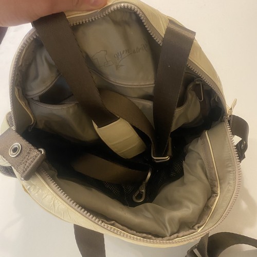 Lululemon Brown Beige Womens Quilted Gym Strap Bag - Picture 6 of 9