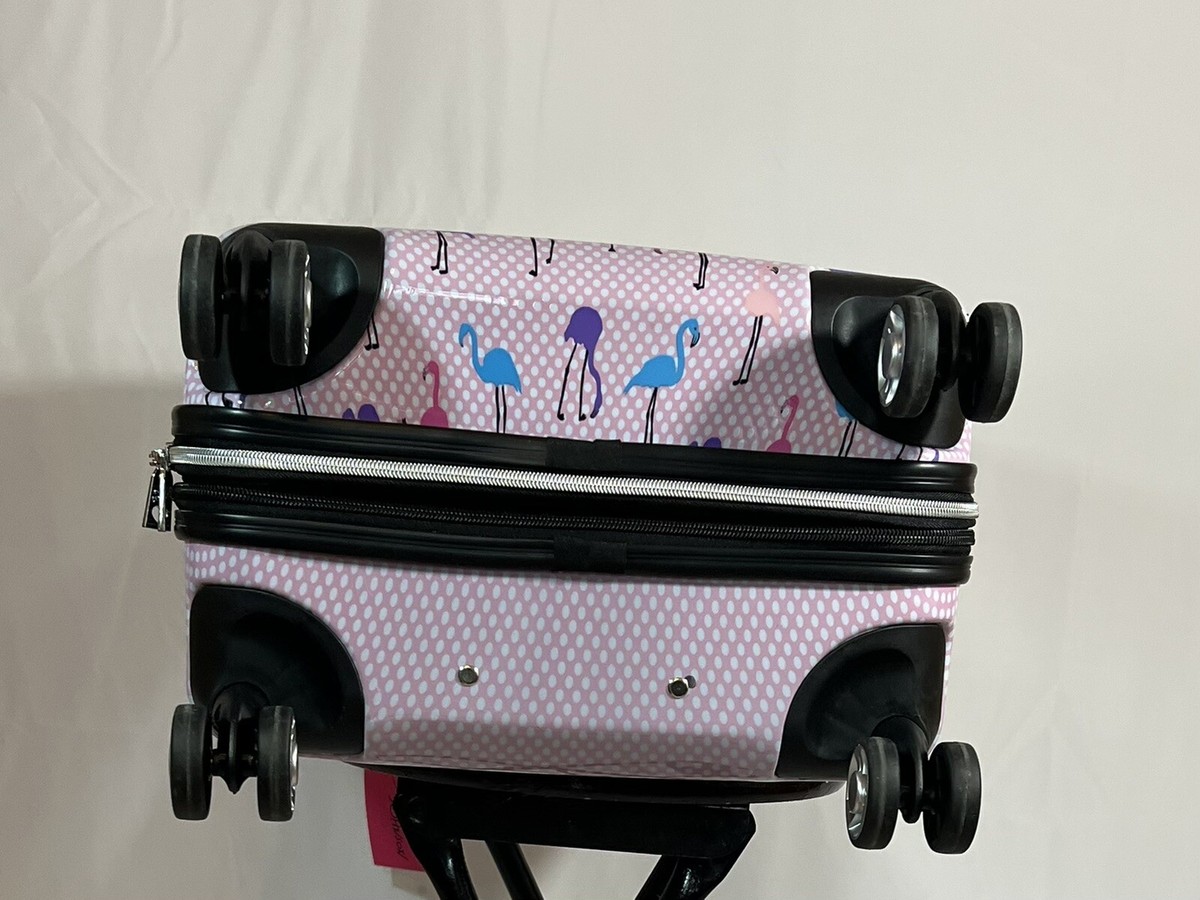 Betsey Johnson Flamingo Parade Collection 20” Spinner | eBay