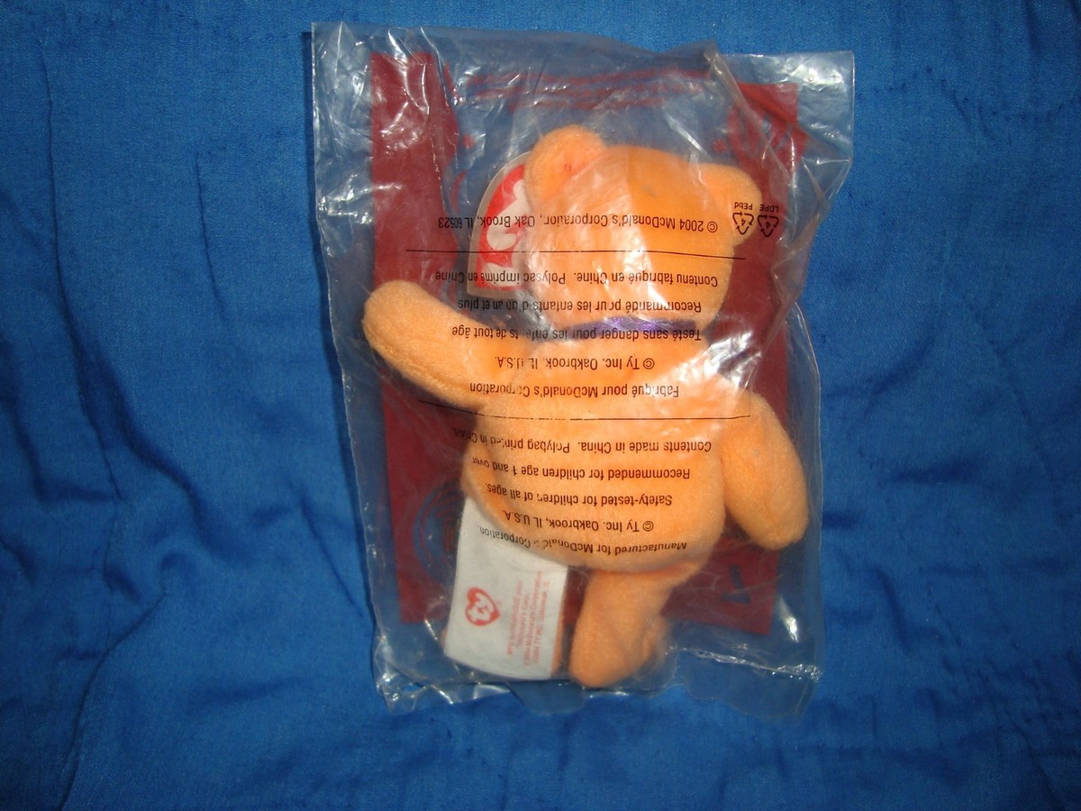 Mcdonalds 2004 Ty Teenie Beanie baby #7 HAPPY MEAL THE BEAR NIP | eBay