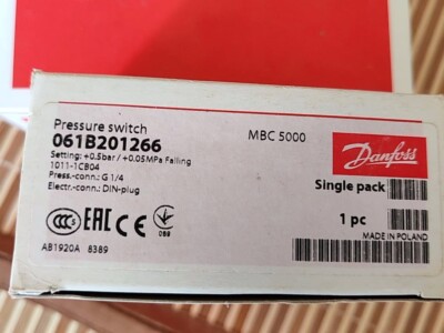 1PC New DANFOSS MBC 5000 061B201266 Pressure Switch Expedited Shipping 