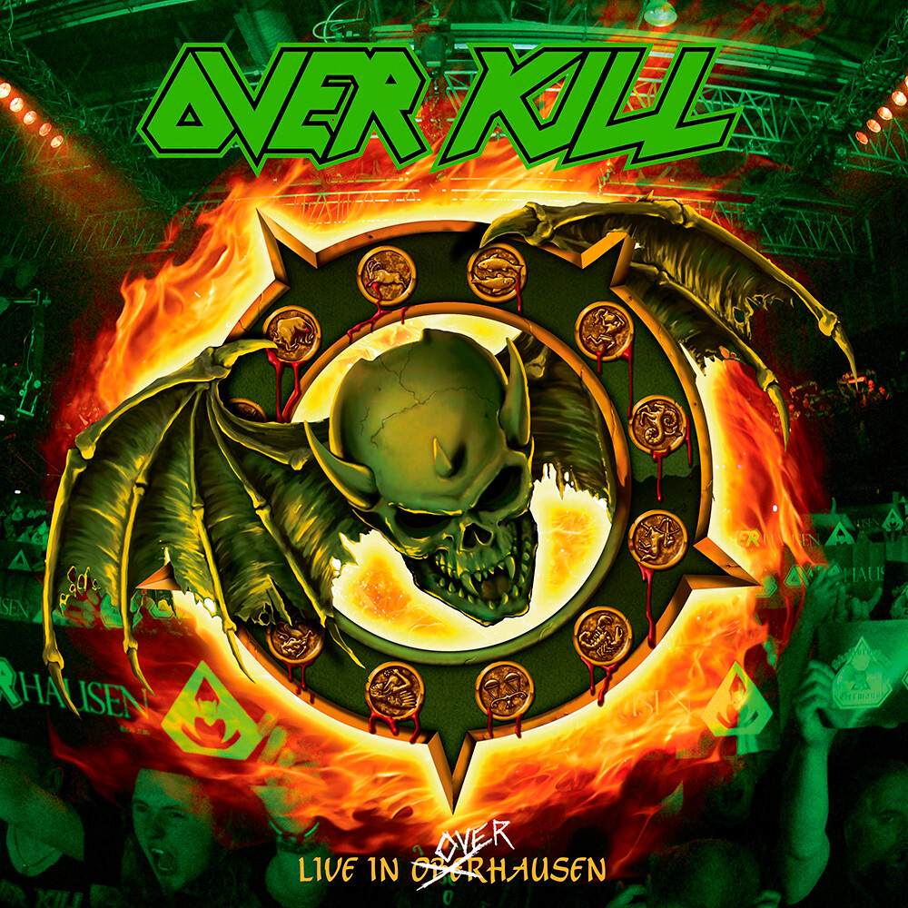 Overkill Live In Overhausen 13 12x12 Album Cover Replica