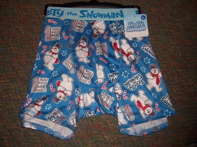 NWT FROSTY THE SNOWMAN Christmas ''You Make Me Melt'' Sleep Shorts - SIZE LARGE