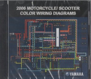 2006 YAMAHA MOTORCYCLE/SCOOTER COLOR WIRING DIAGRAM ON CD, LIT-CDSRV-WD