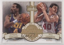 2008-09 Fleer Hot Prospects Alumni Mates Adrian Dantley Bill Laimbeer HOF 1q9