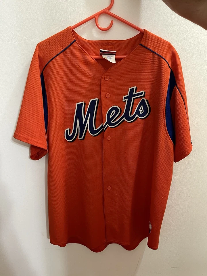 Camiseta Cliff Floyd Firmada Mets Naranja Antiguo Colección Auténtica Envío Gratis  Foto 3 de 4