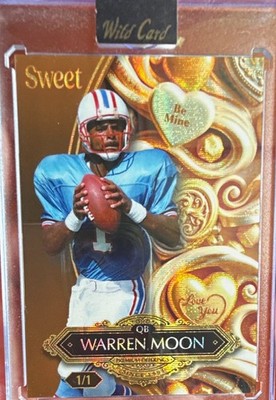 2026 Wild Card Sweet Warren Moon 1/1 Houston Oilers HOF One of One
