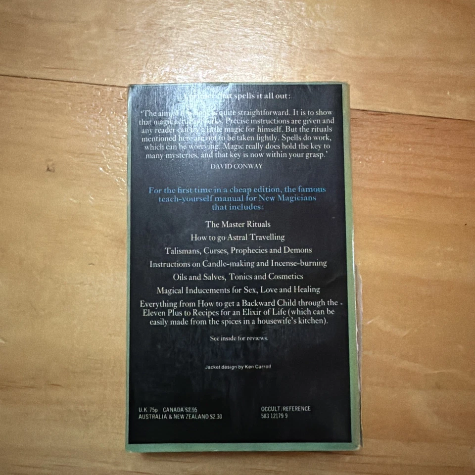 Magic An Occult Primer Witchcraft Dark Arts Prophecy Demonology Spells 1974 - Image 4 of 4