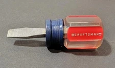 Vintage Craftsman Tools 1/4" Flat 3" Screwdriver #4151 WF USA