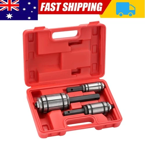 3 PCS Car Tail Pipe Expander Set Muffler Exhaust Pipe Dent Remover Tool Kit NEW