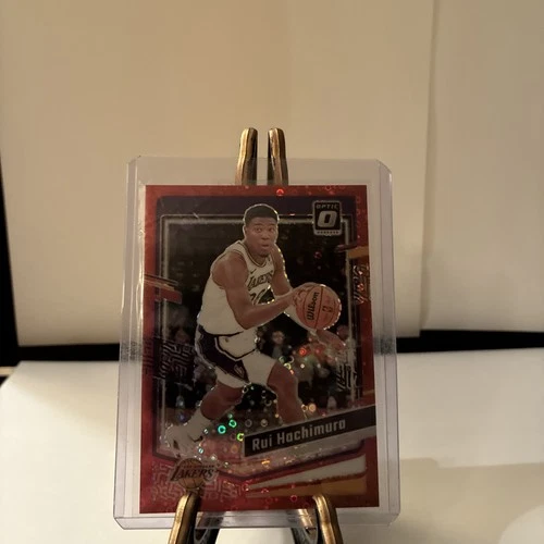 2023-24 Panini Donruss Optic - Fast Break Red #162 Rui Hachimura /75