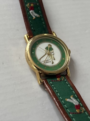 Orologio da polso vintage lusso donna golf vera pelle Japan Mov’t vintage - Foto 2 di 8