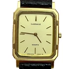 Vintage Seiko Lassale Hattori 2F50-0250 Qz Ladies Watch Leather strap Japan#265B